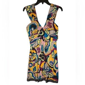 Hale Bob Mini Dress, 100% Silk
